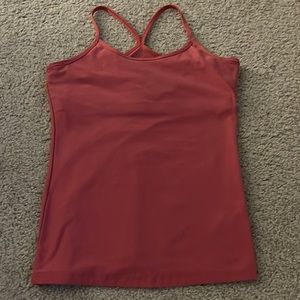 workout tank top with built in bra
